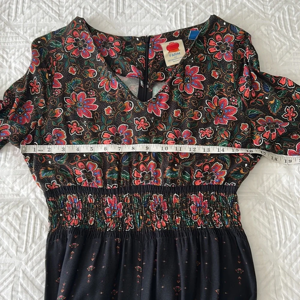 Farm Rio for Anthropologie Giuliano Wide leg Jumpsuit S - Picture 12 of 12